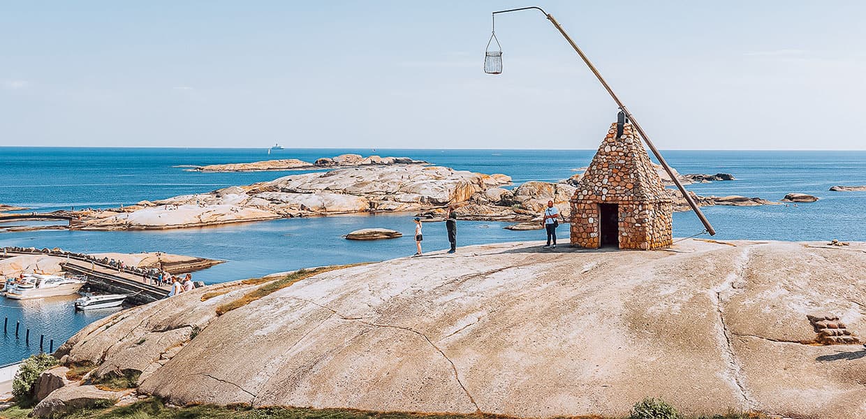 Vippefyret foran sjø på Verdens Ende
